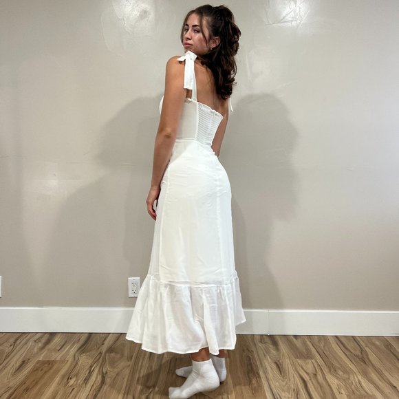 Reformation Nikita Dress | Ivory ๐SALE๐ NEW - Picture 5 of 16